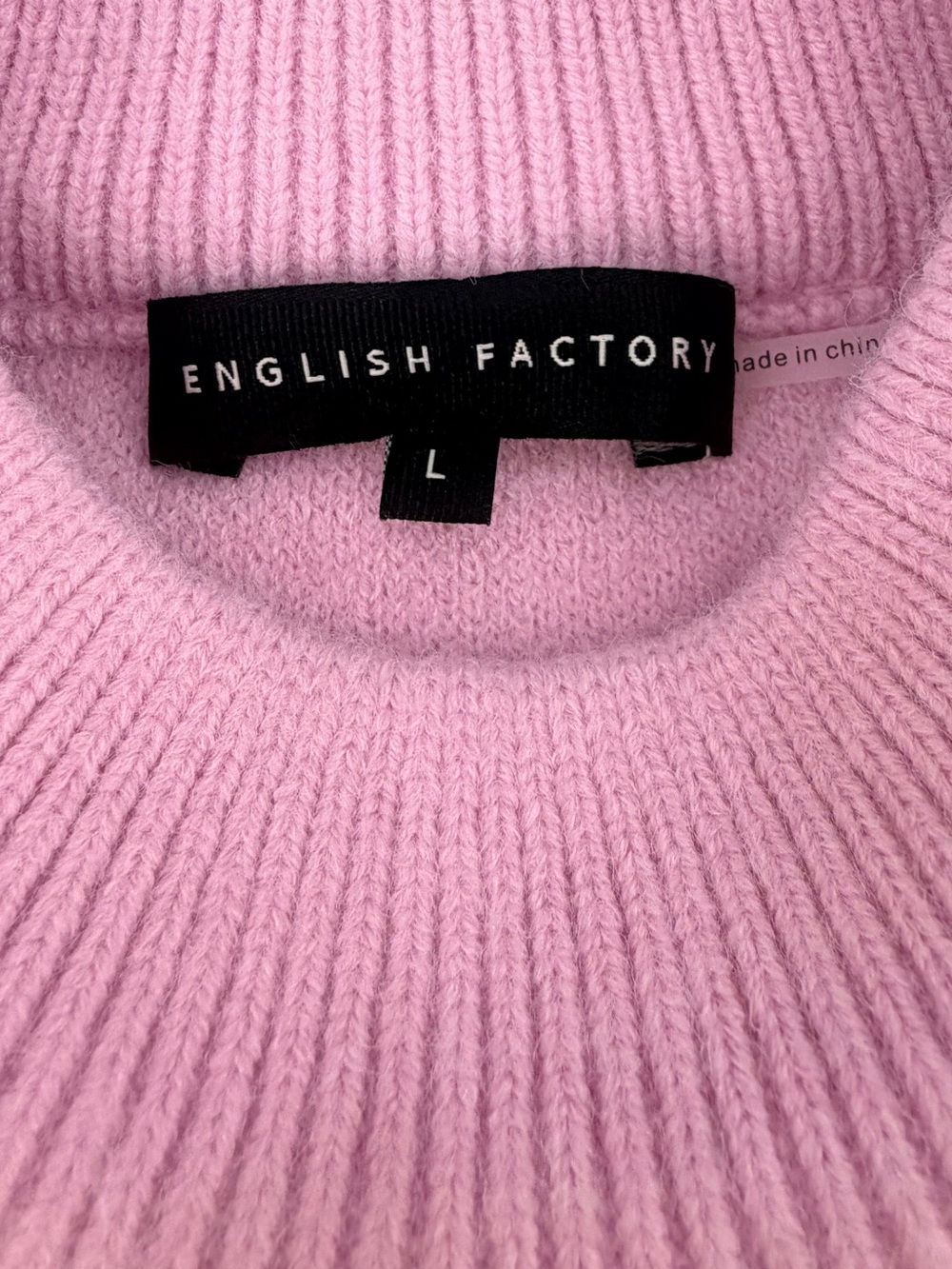 English Factory Embellished Short Sleeve Sweater Large - Picture 3 of 5